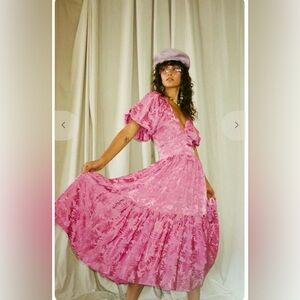 Selva Negra CATERINA DRESS - EMBOSSED UBE DRESS SIZE 2X